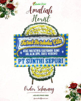 Papan Bunga Duka di Raja