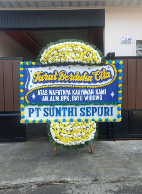 Papan Bunga Duka di Raja