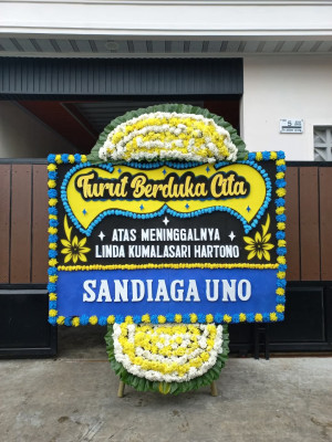 Papan Bunga Duka di Raja